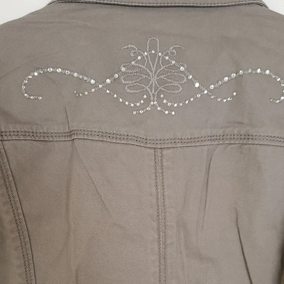 Chico's Chelsea Pacie Jacket Granite Size 3 - Picture 13 of 17